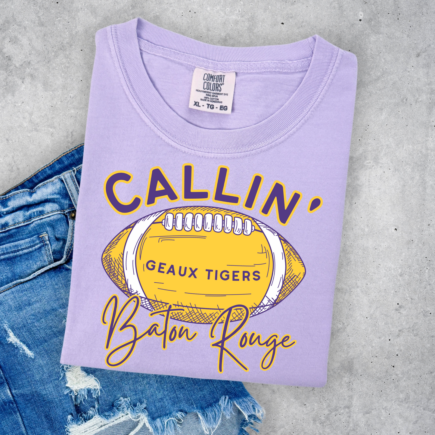 CALLIN' BR FOOTBALL TEE