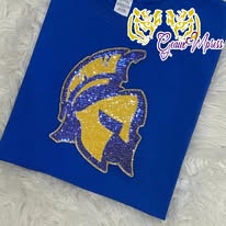 10 INCH READY TO PRESS EA SPARTAN HEAD PATCH
