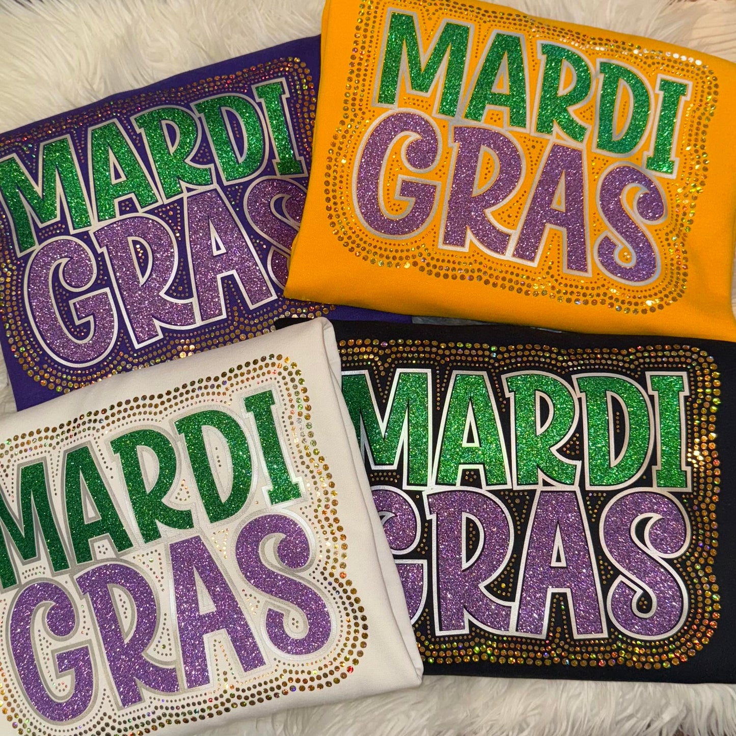 SPARKLY MARDI GRAS (4 COLORS)