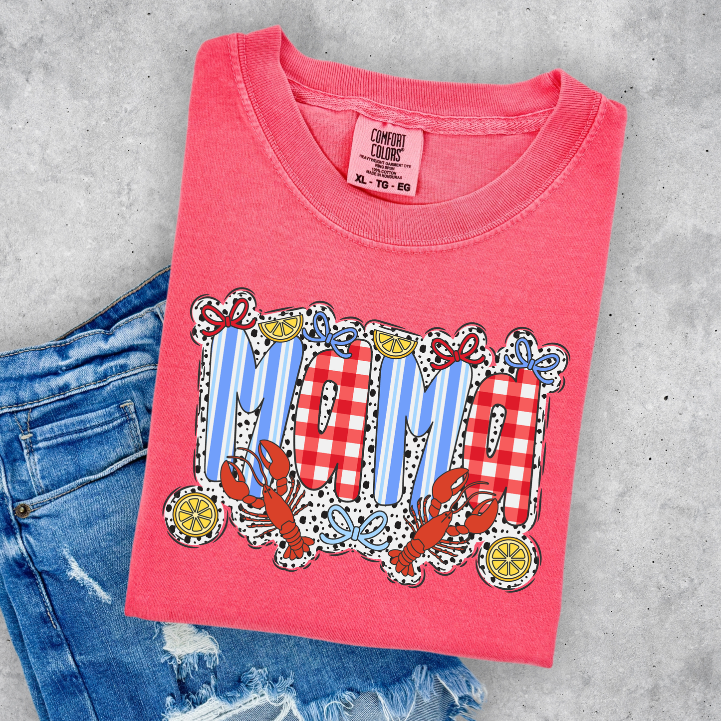 CRAWFISH MAMA COMFORT COLORS