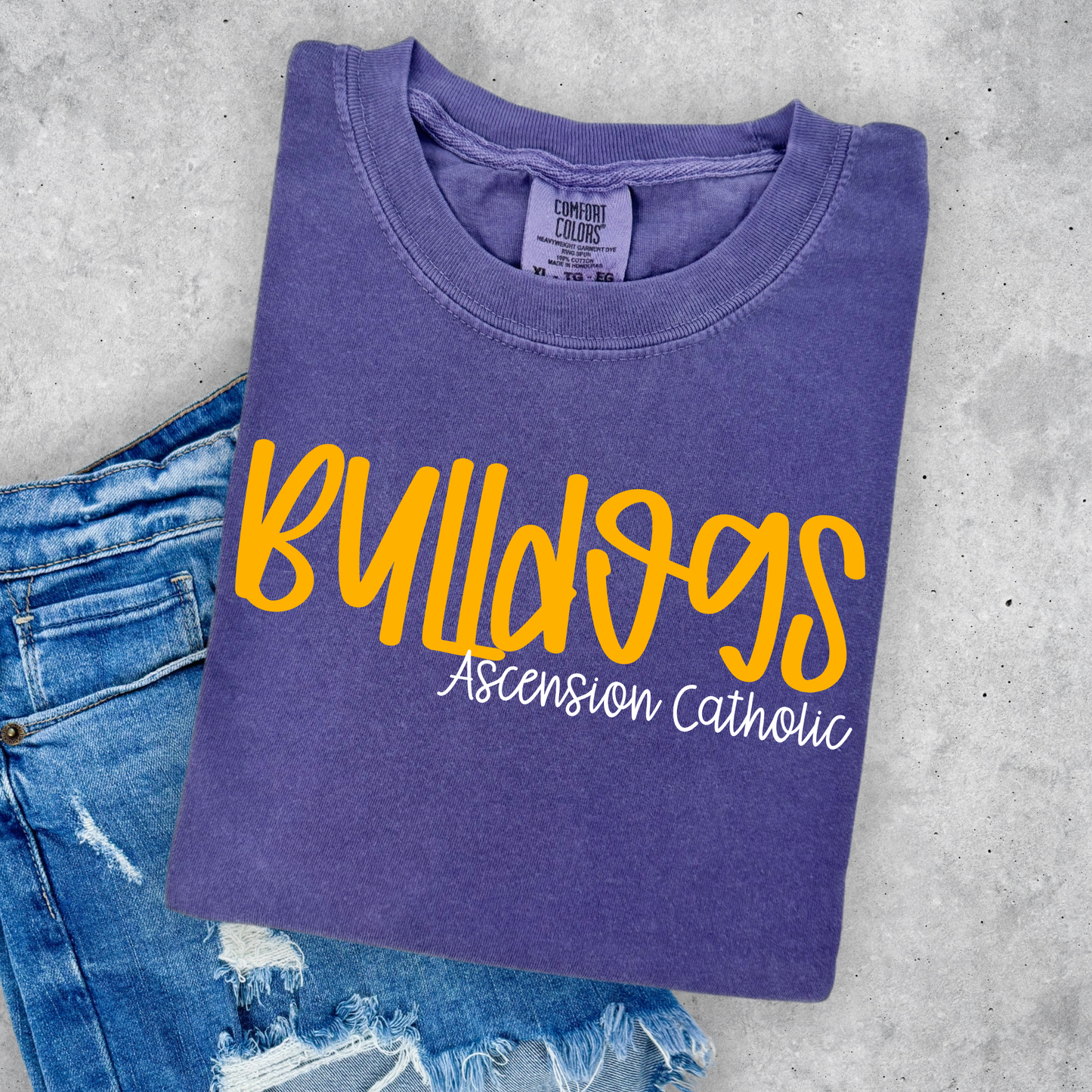 ASCENSION CATHOLIC BULLDOGS-PREPPY MASCOT FONT
