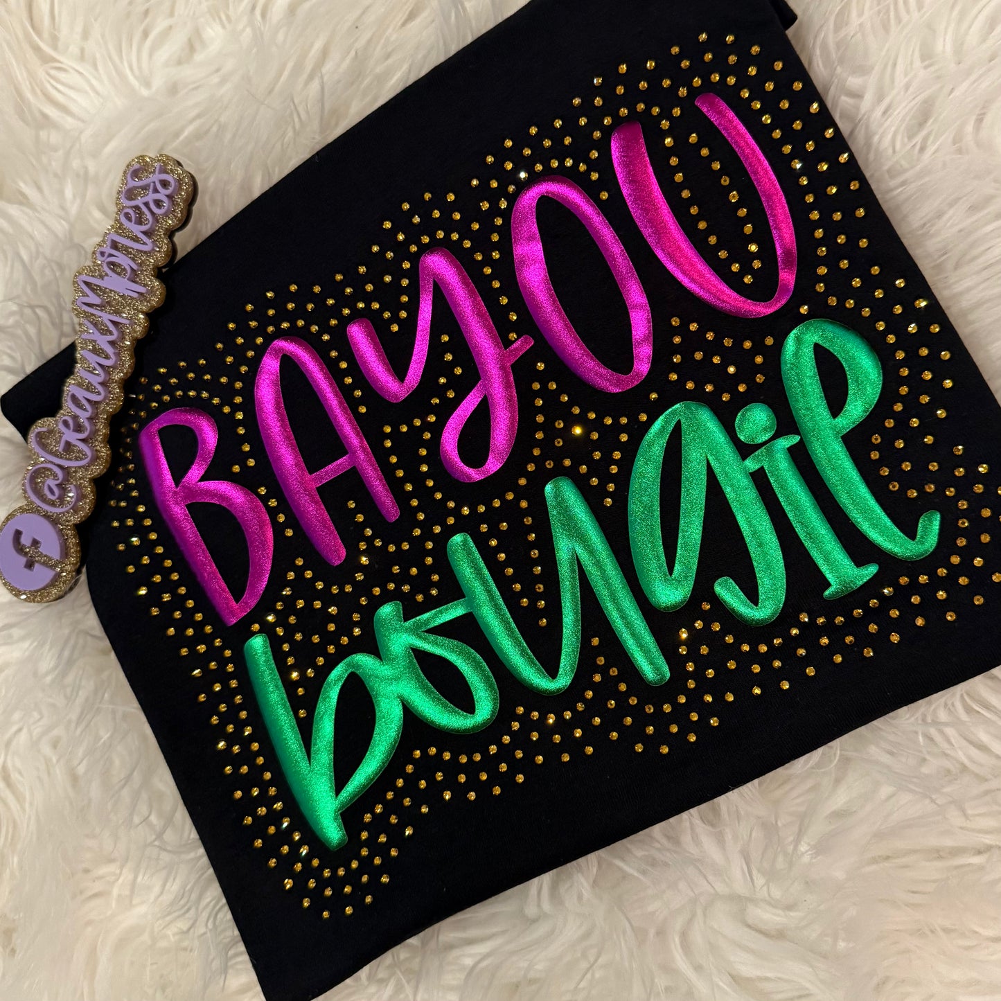 RHINESTONE & PUFF BAYOU BOUGIE (YOUTH & ADULT)