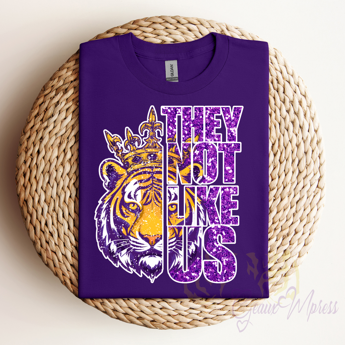 THEY NOT LIKE US FAUX GLITTER