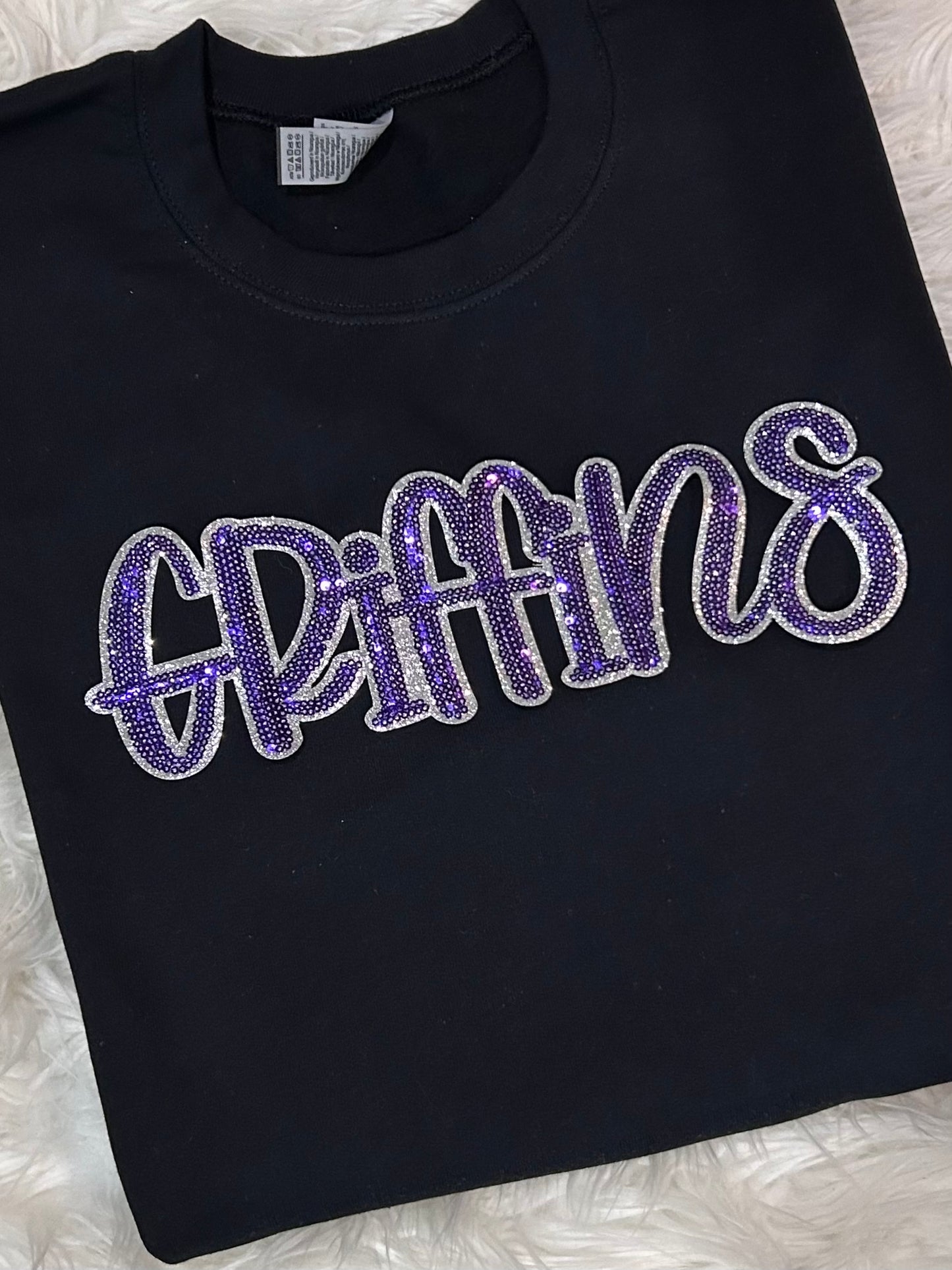 GRIFFINS SEQUIN TEE, LONG SLEEVE AND SWEATSHIRT