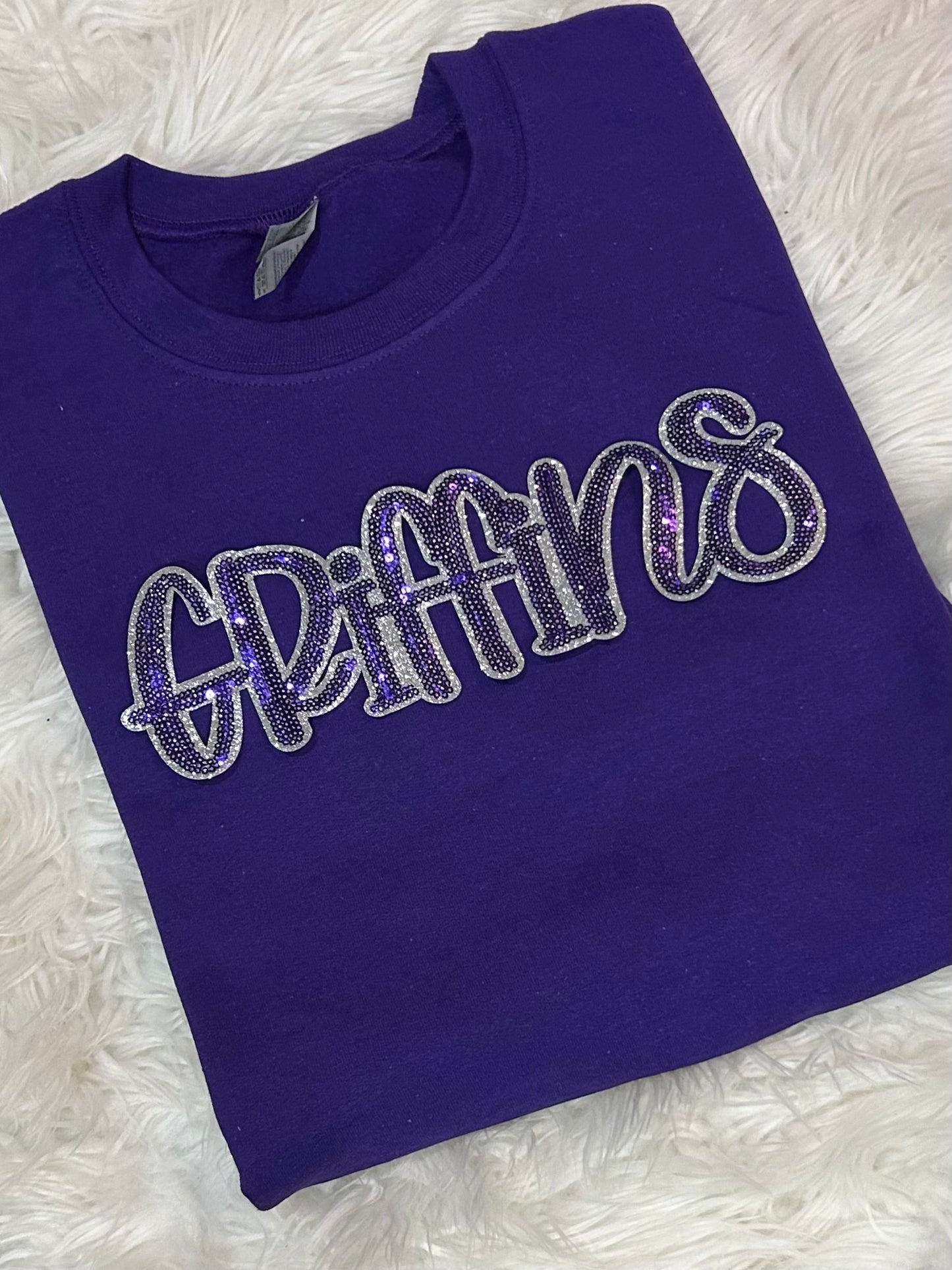 GRIFFINS SEQUIN TEE, LONG SLEEVE AND SWEATSHIRT