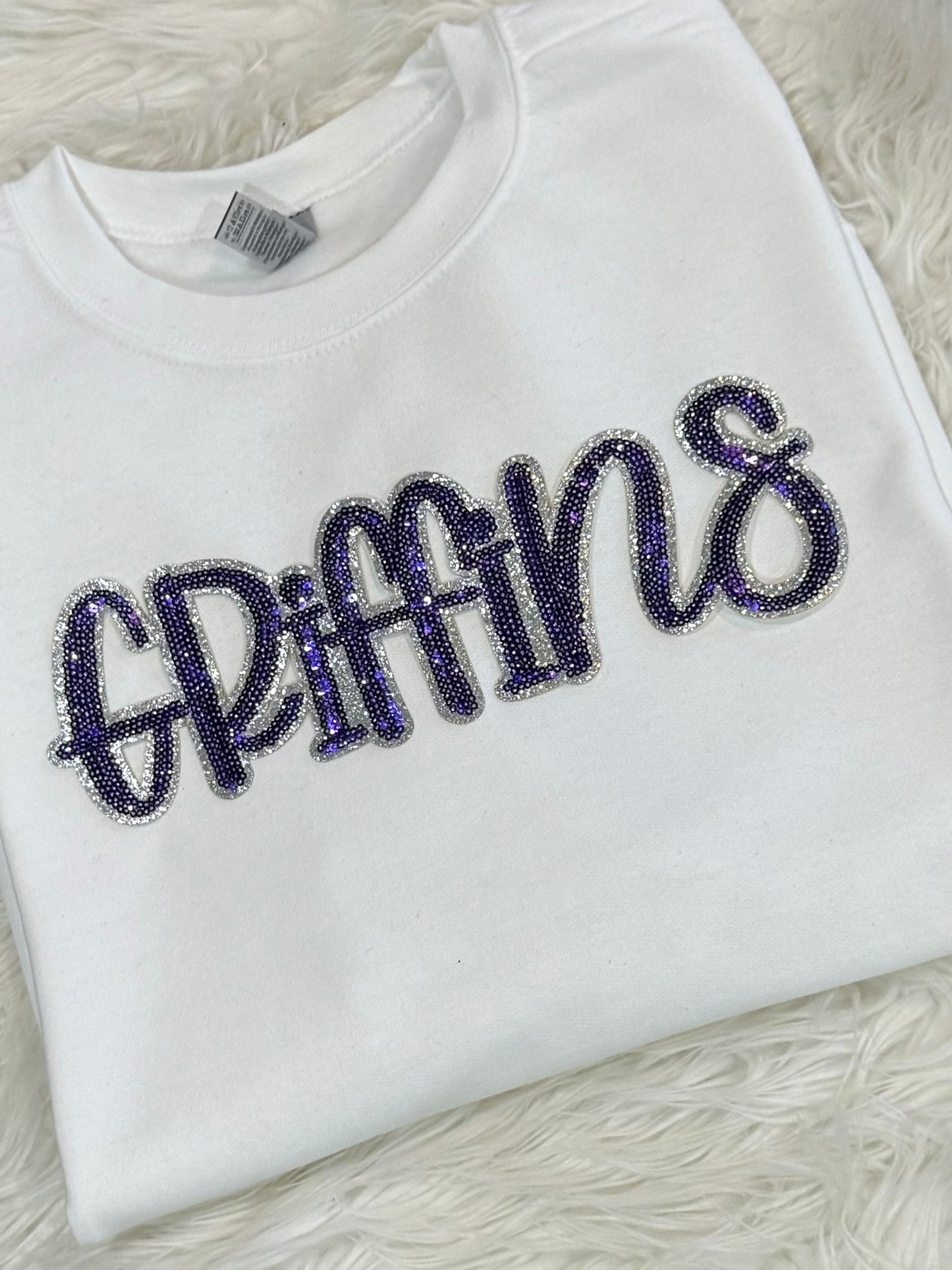 GRIFFINS SEQUIN TEE, LONG SLEEVE AND SWEATSHIRT