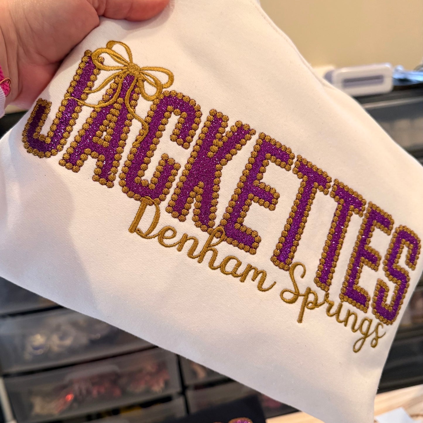 JACKETTES GLITTER APPLIQUE
