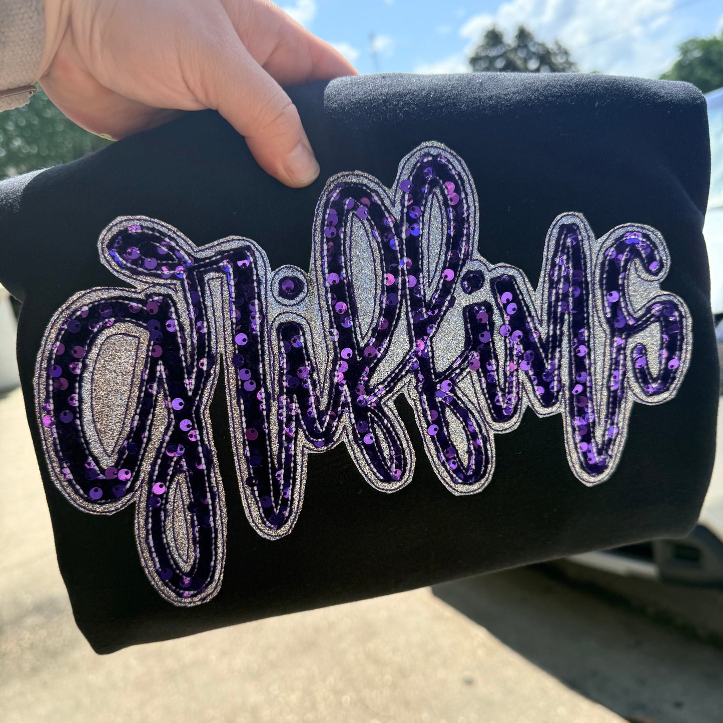 GRIFFINS GLITTER AND SEQUIN APPLIQUE