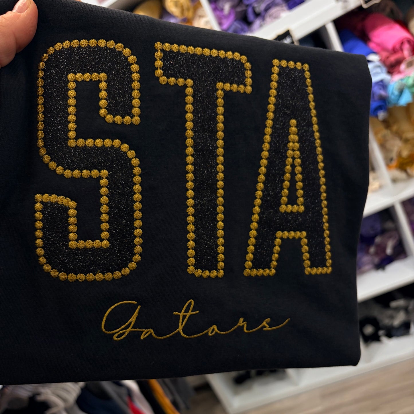 GLITTER APPLIQUE STA-GATORS