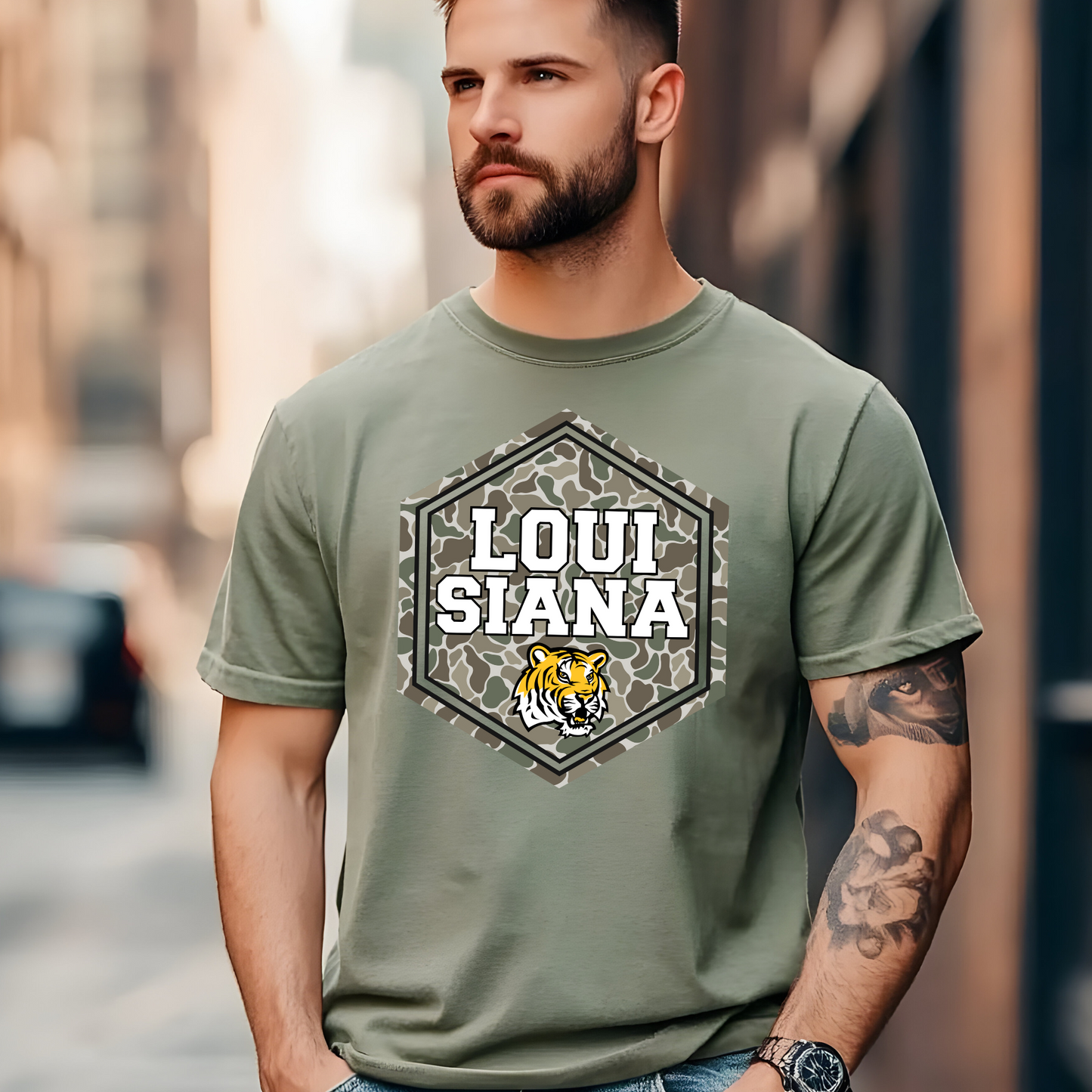 CAMO LOUISIANA TEE