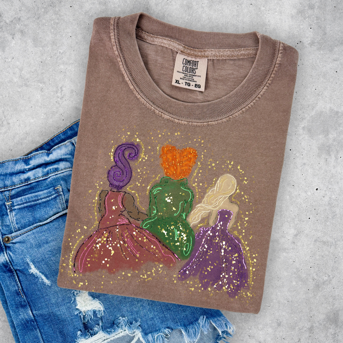 HOCUS POCUS ON ESPRESSO COMFORT COLORS TEE