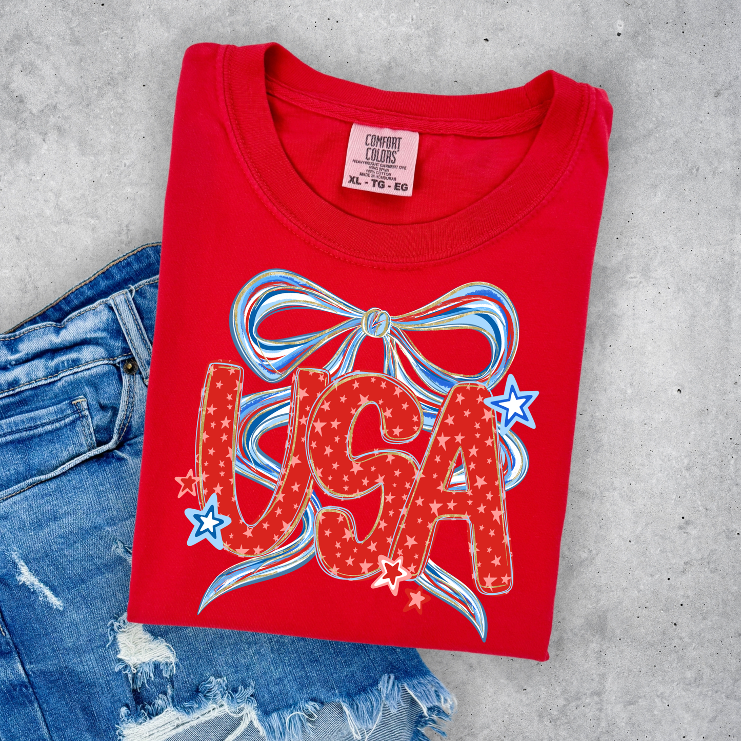 CUTE USA WITH BOW