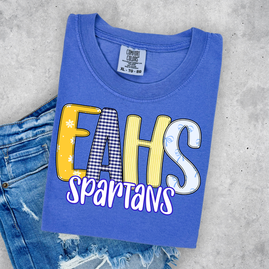 EAHS-SPARTANS DOODLE MASCOT