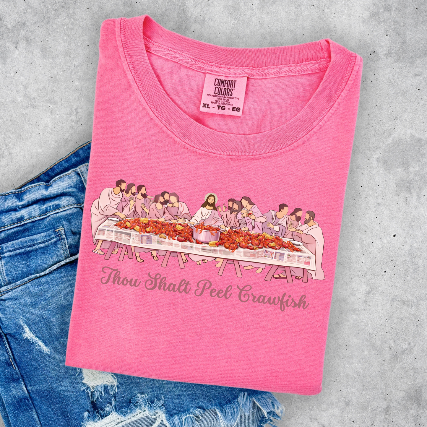 THOU SHALT PEEL CRAWFISH