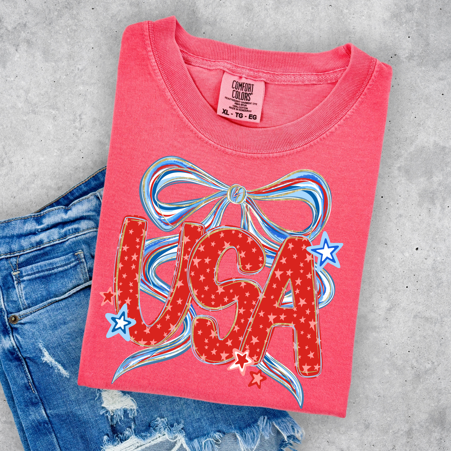 CUTE USA WITH BOW