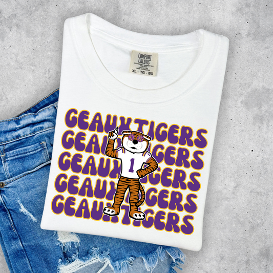 GEAUX TIGERS COMFORT COLORS TEE