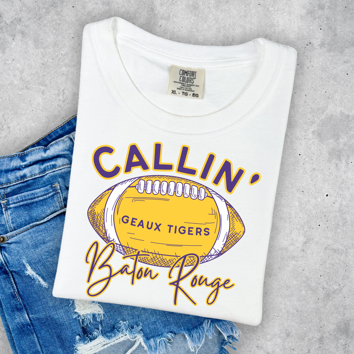 CALLIN' BR FOOTBALL TEE