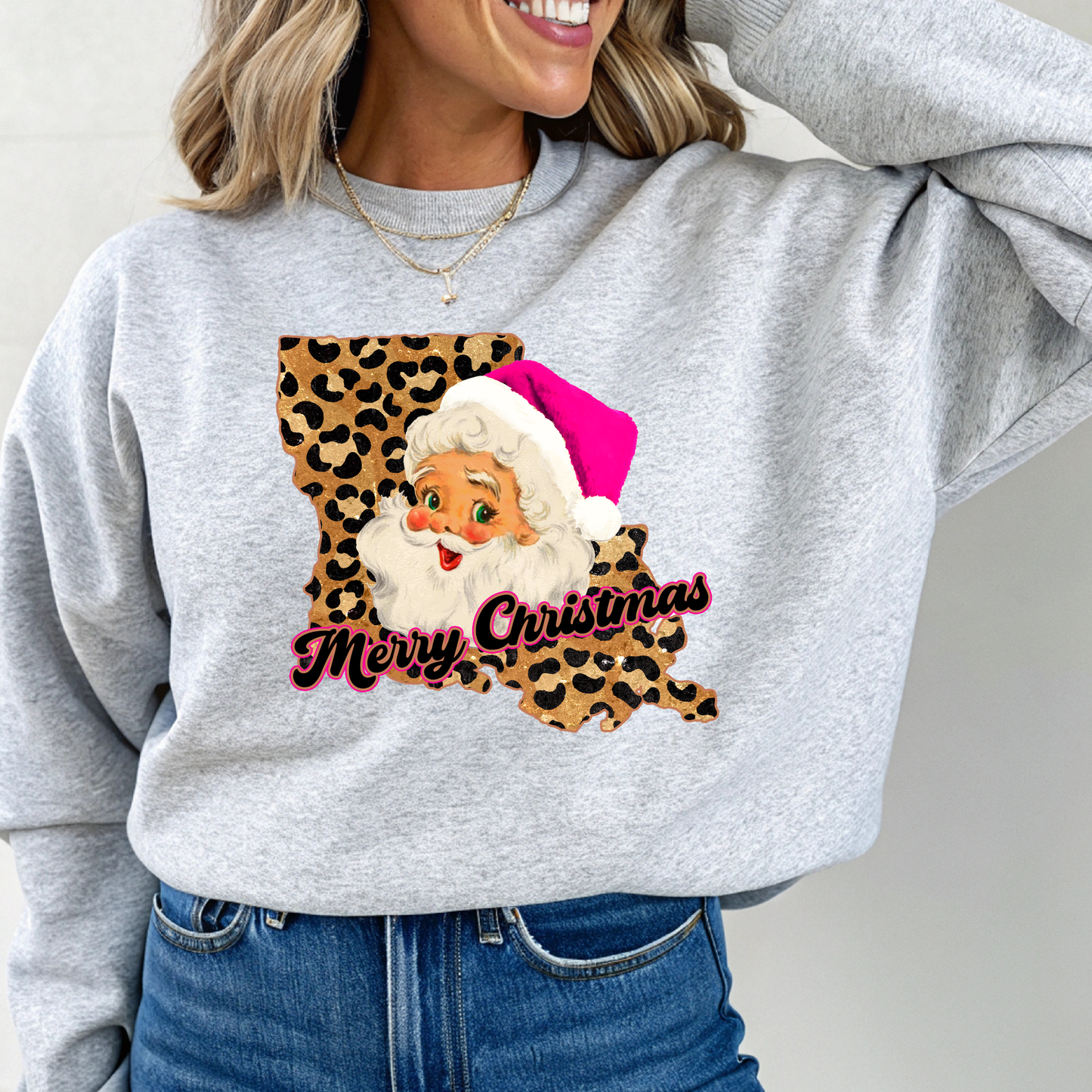 LOUISIANA CAJUN SANTA SHORT SLEEVE TEES, LONG SLEEVE TEES & SWEATSHIRTS