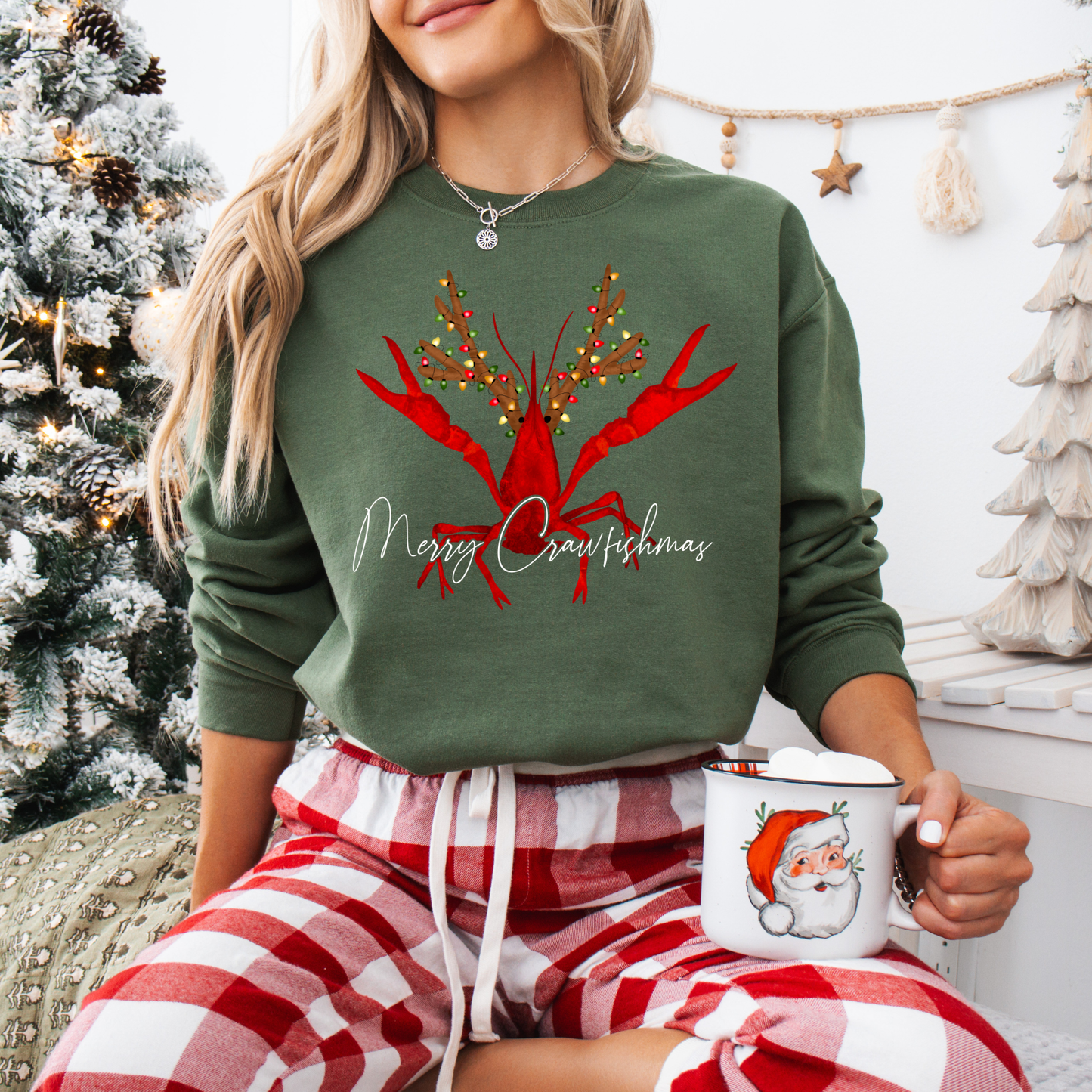 MERRY CRAWFISHMAS TEES & SWEATSHIRTS