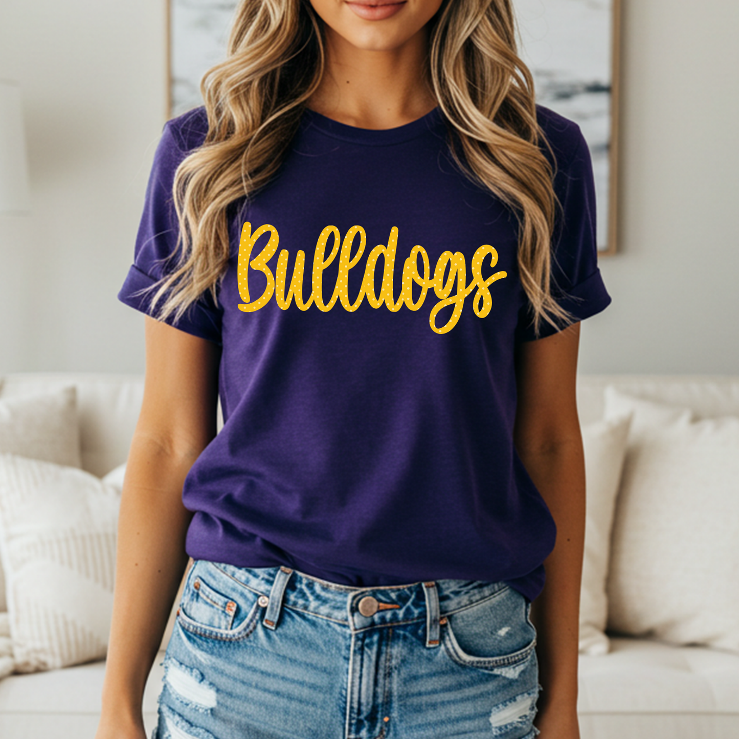 BULLDOGS POLKA-DOT MASCOT