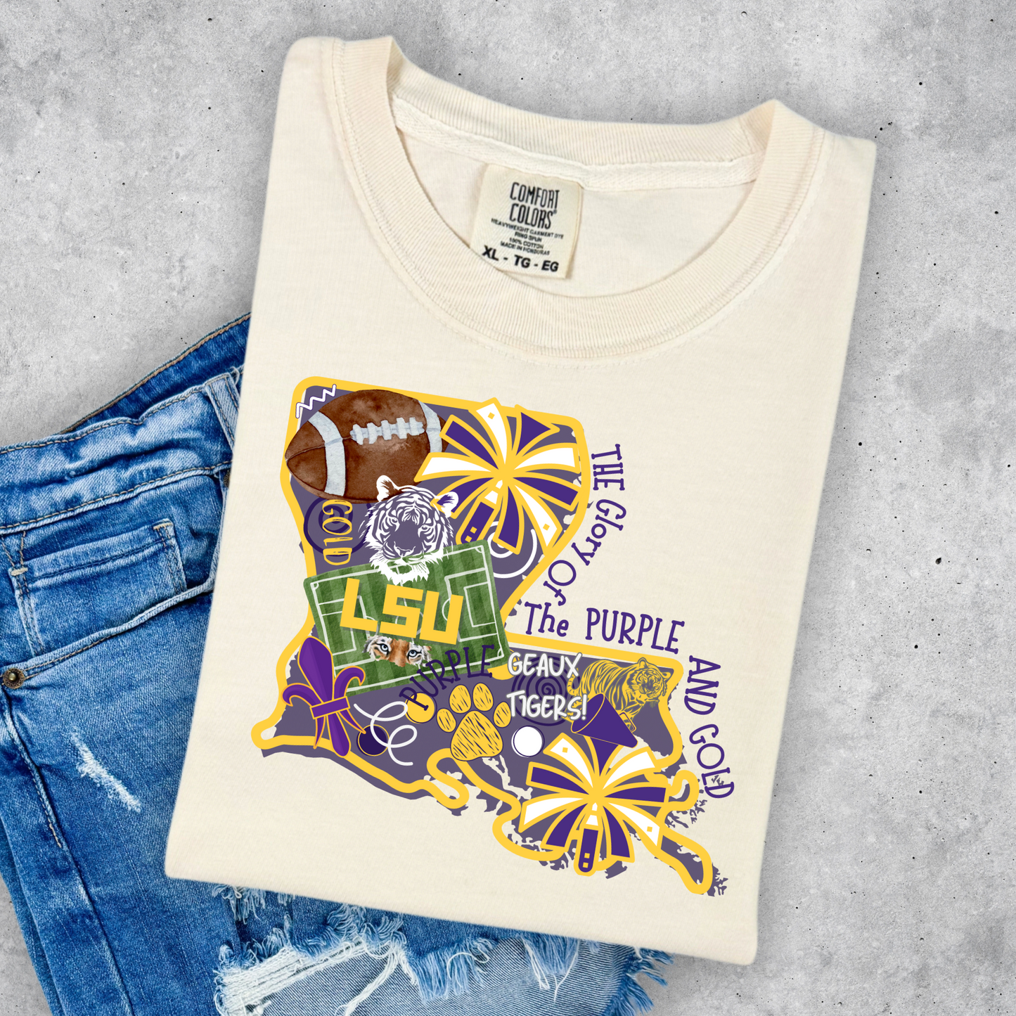 THE GLORY OF THE PURPLE AND GOLD