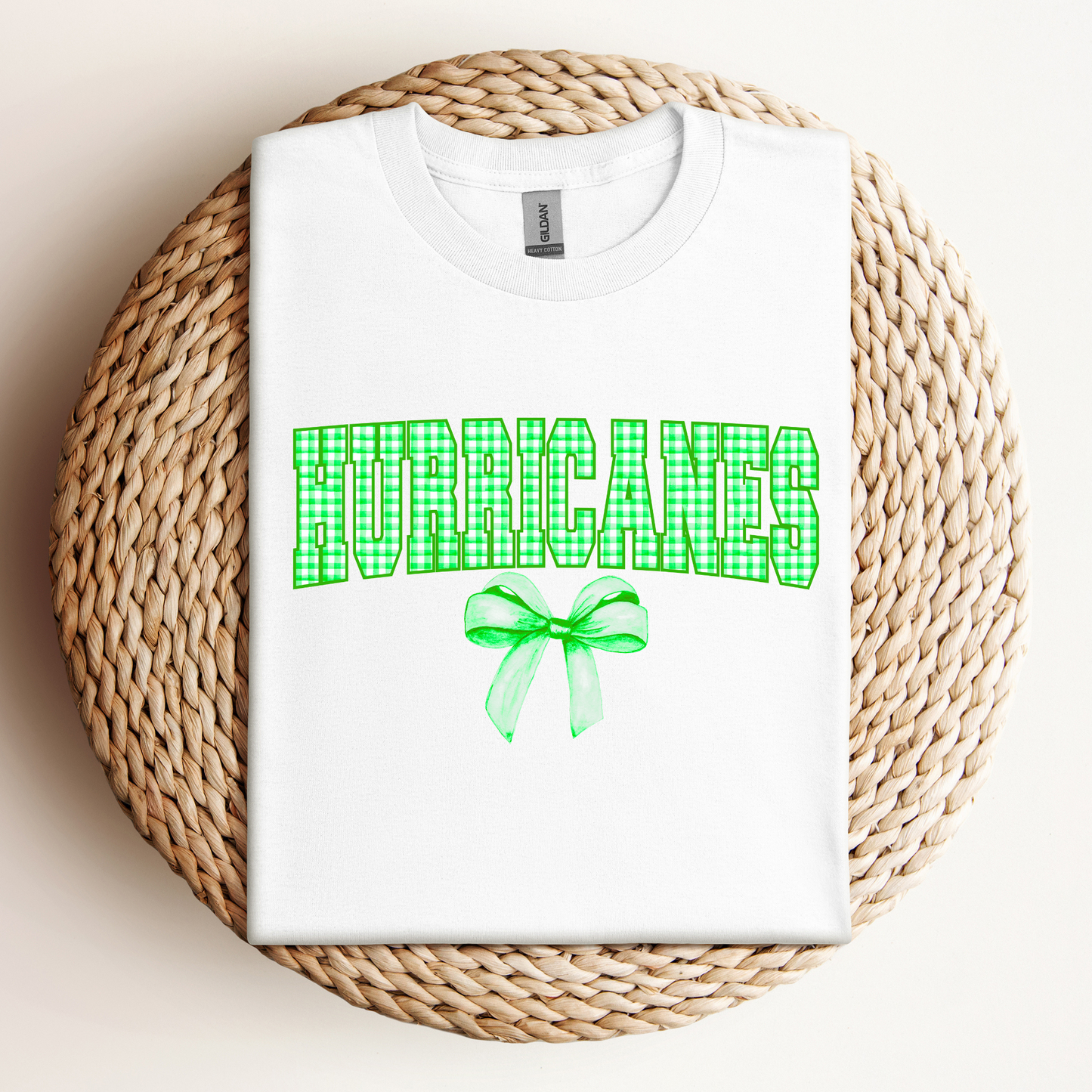 PLAID HURRICANES WITH BOW TEES & SWEATSHIRTS