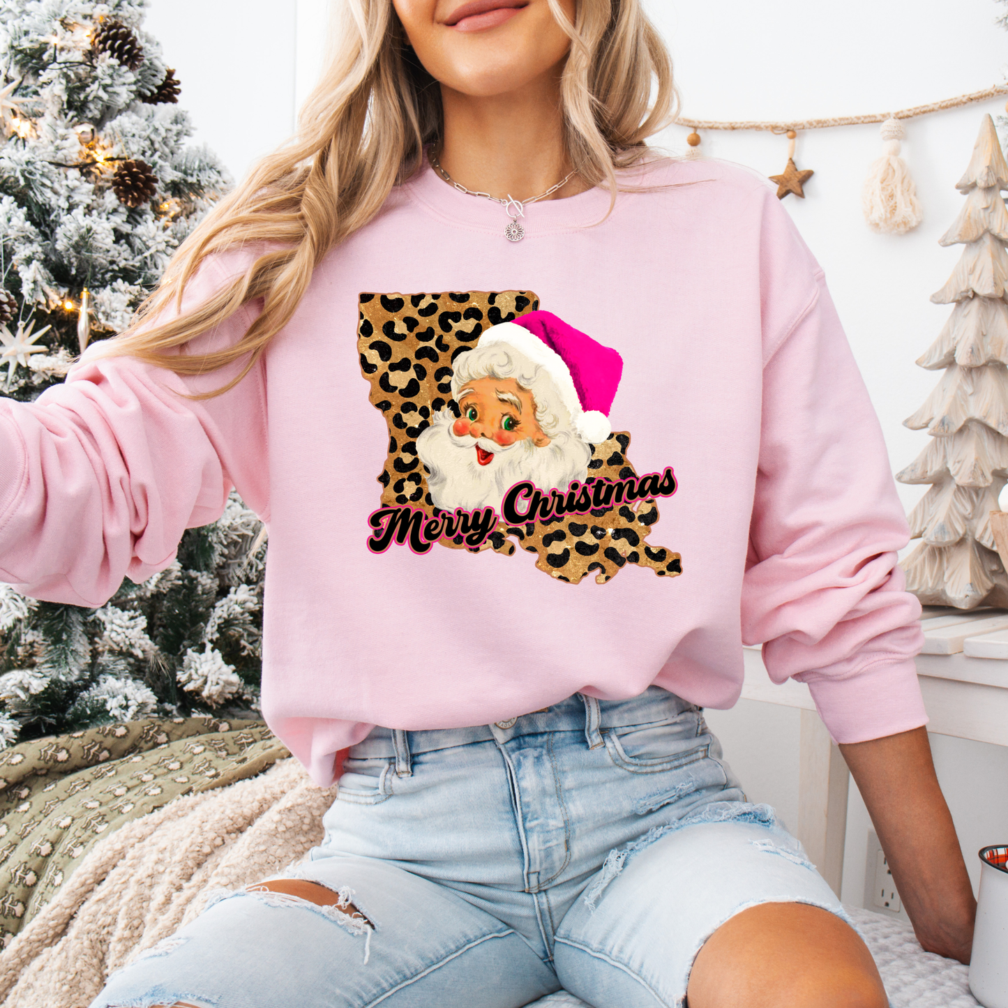 LOUISIANA CAJUN SANTA SHORT SLEEVE TEES, LONG SLEEVE TEES & SWEATSHIRTS