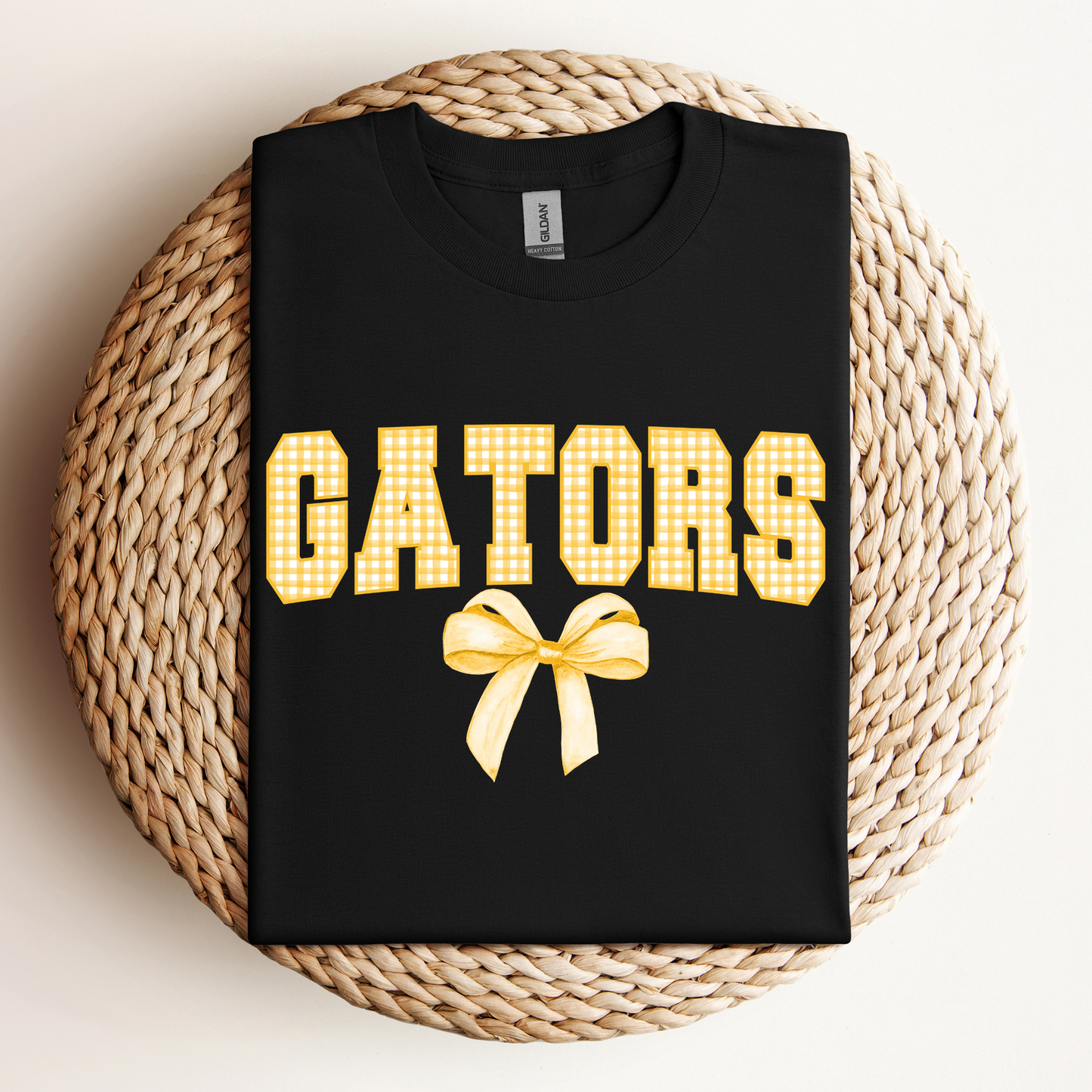 PLAID GATORS WITH BOW TEES & SWEATSHIRTS