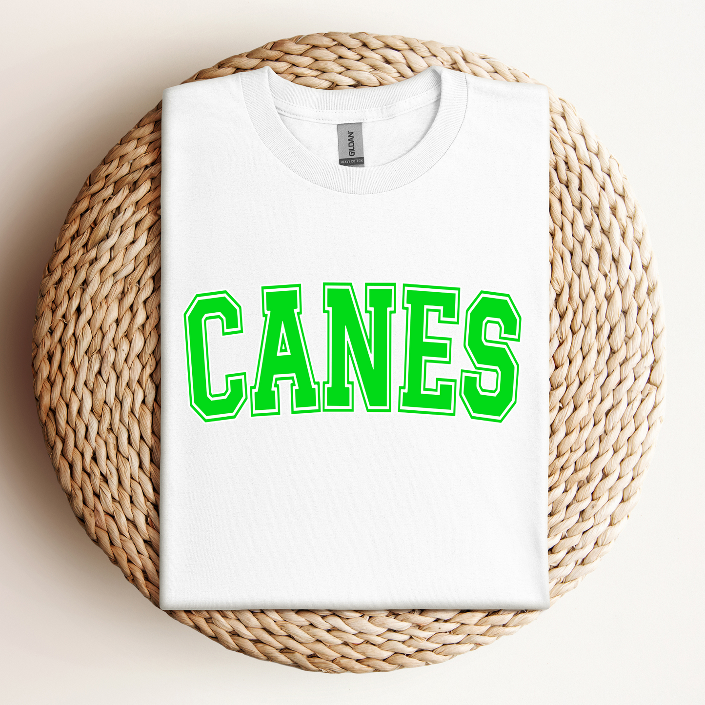 COLLEGE BLOCK FONT CANES -TEES & SWEATSHIRTS