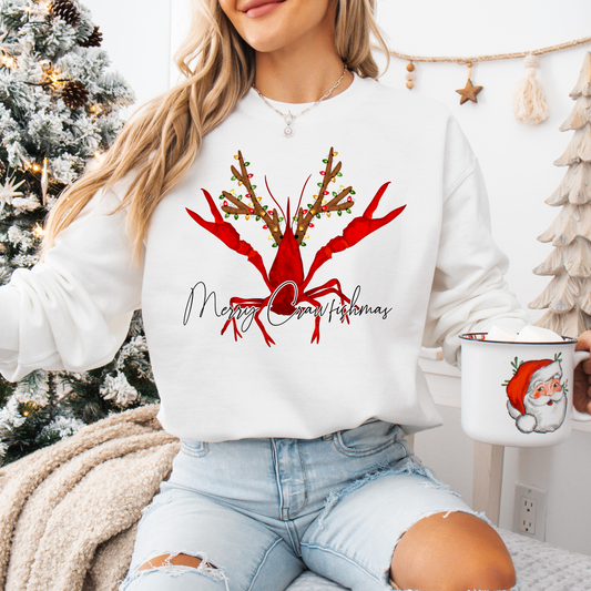 MERRY CRAWFISHMAS TEES & SWEATSHIRTS