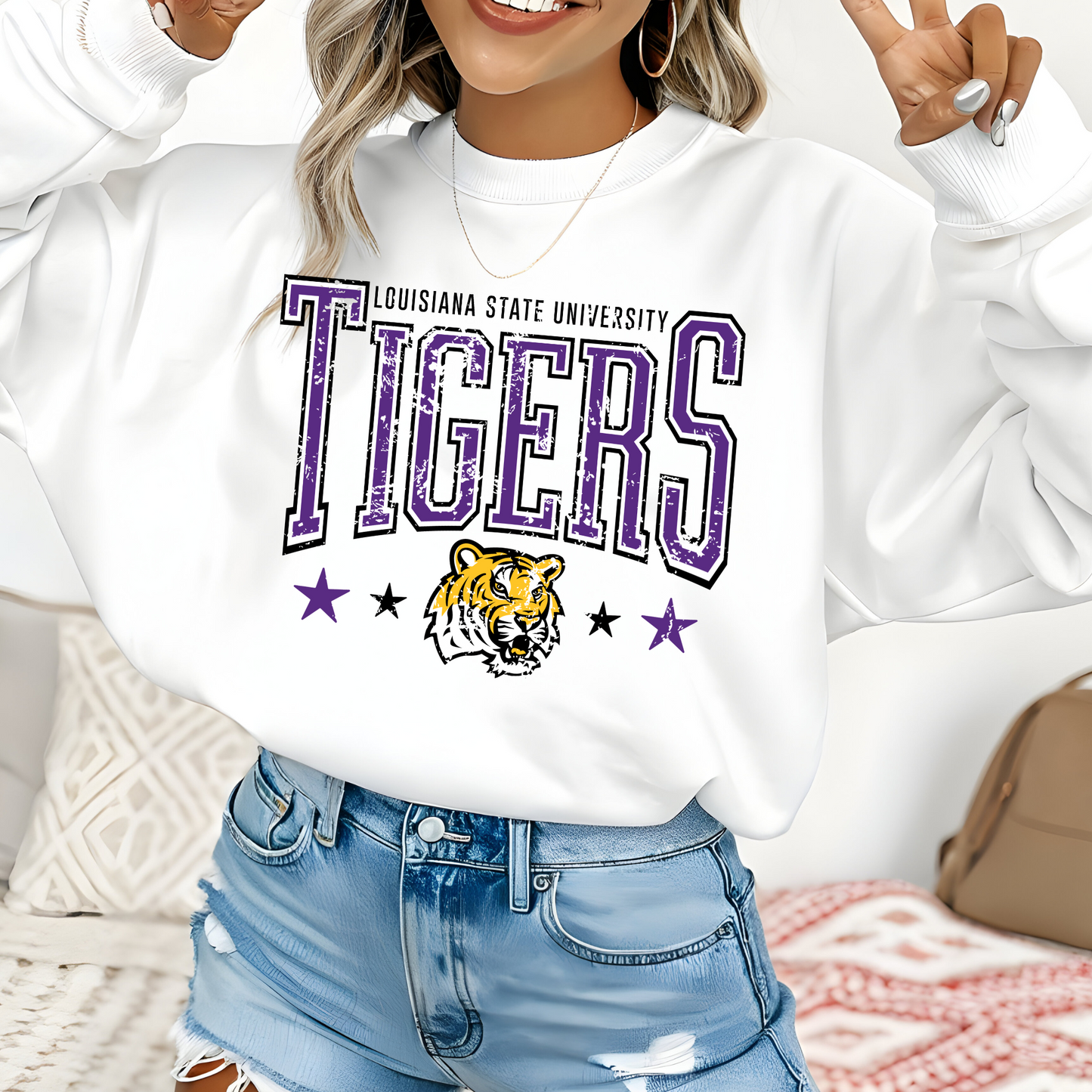 TIGERS GILDAN TEES & SWEATSHIRTS