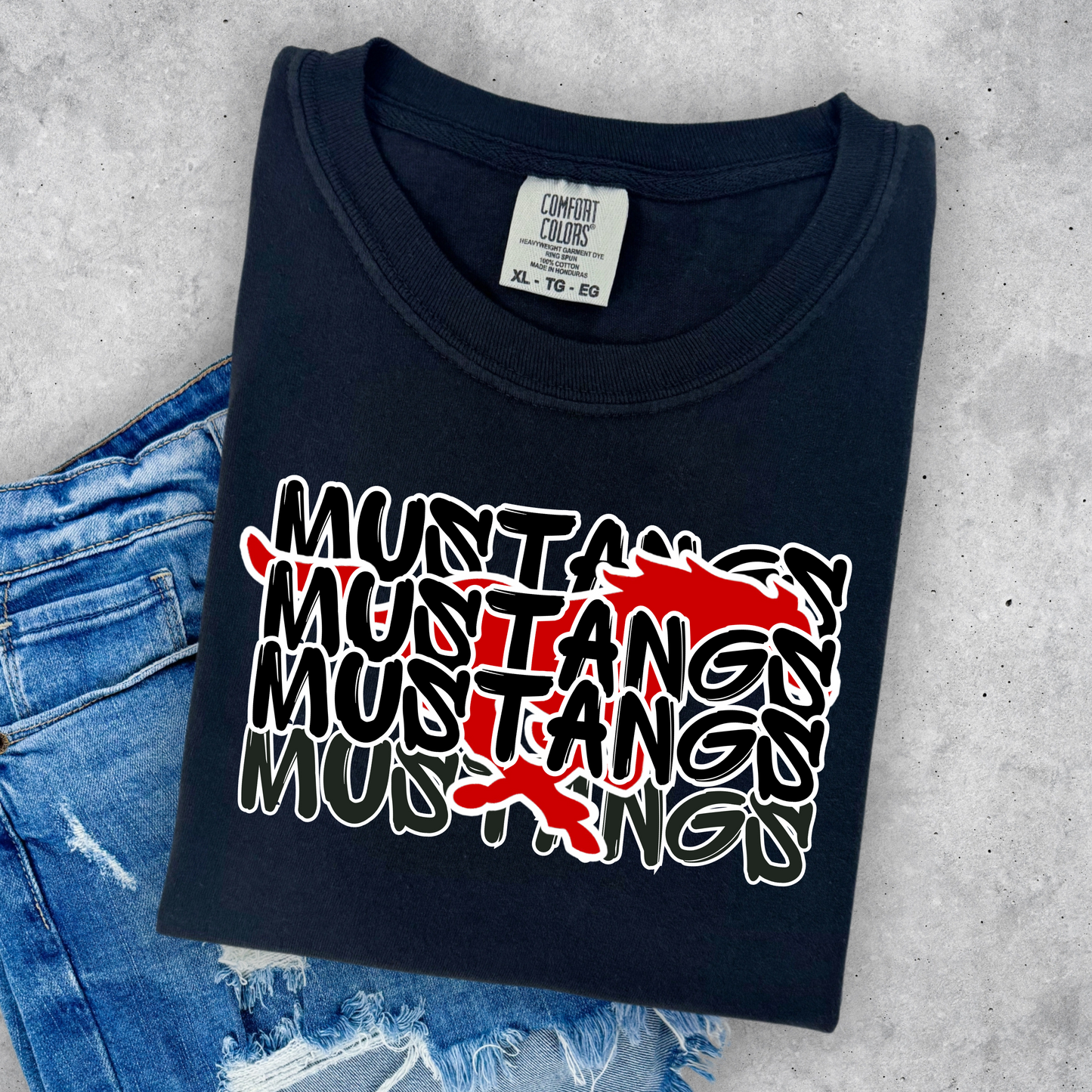 MUSTANGS TEES & SWEATSHIRTS
