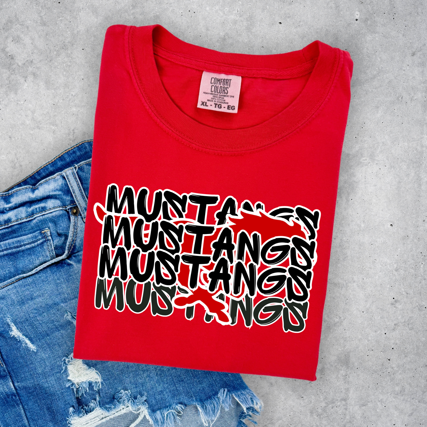 MUSTANGS TEES & SWEATSHIRTS