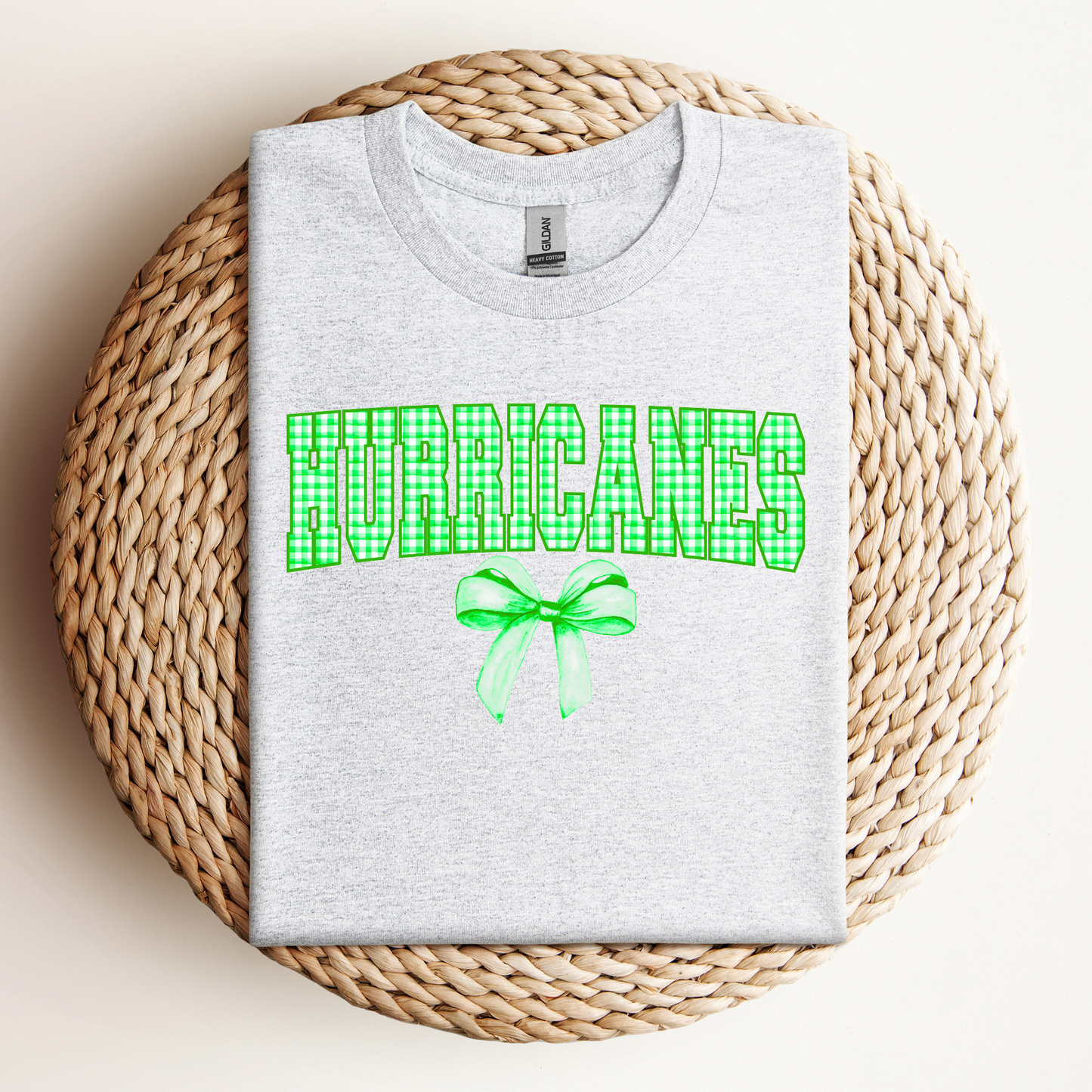 PLAID HURRICANES WITH BOW TEES & SWEATSHIRTS