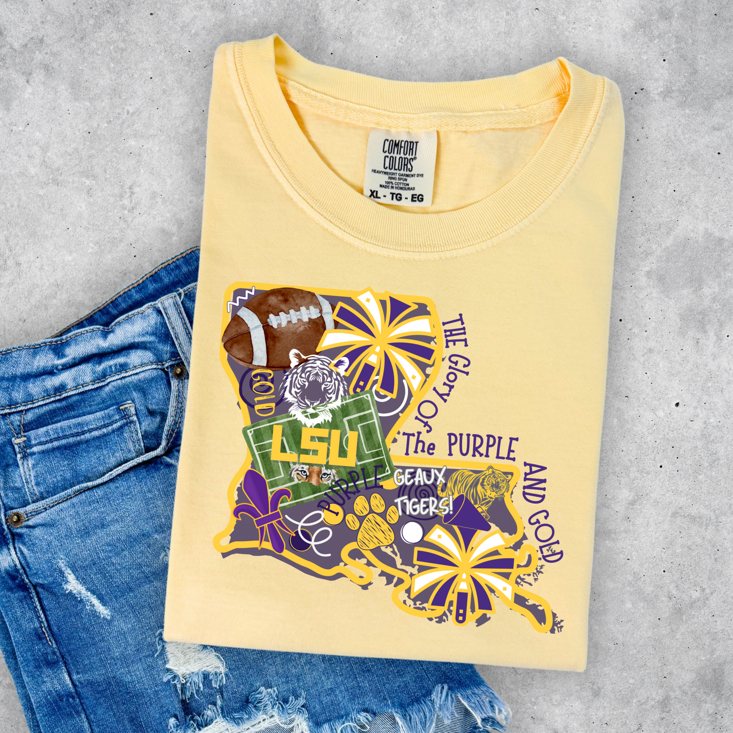 THE GLORY OF THE PURPLE AND GOLD