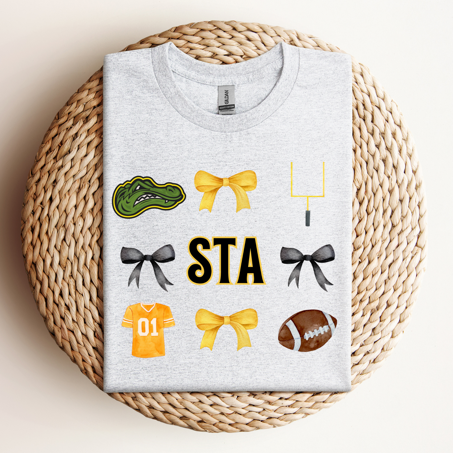 CUTE STA FOOTBALL SCHOOL SPIRIT TEES & SWEATSHIRTS