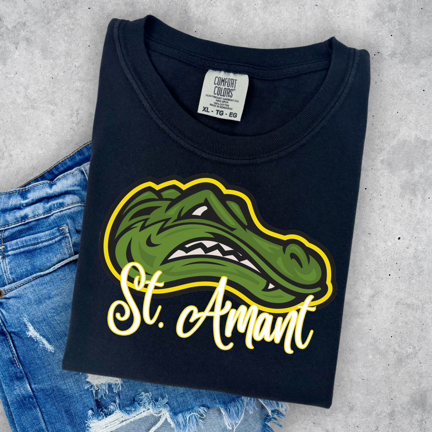 ST. AMANT GATOR TEE & SWEATSHIRT