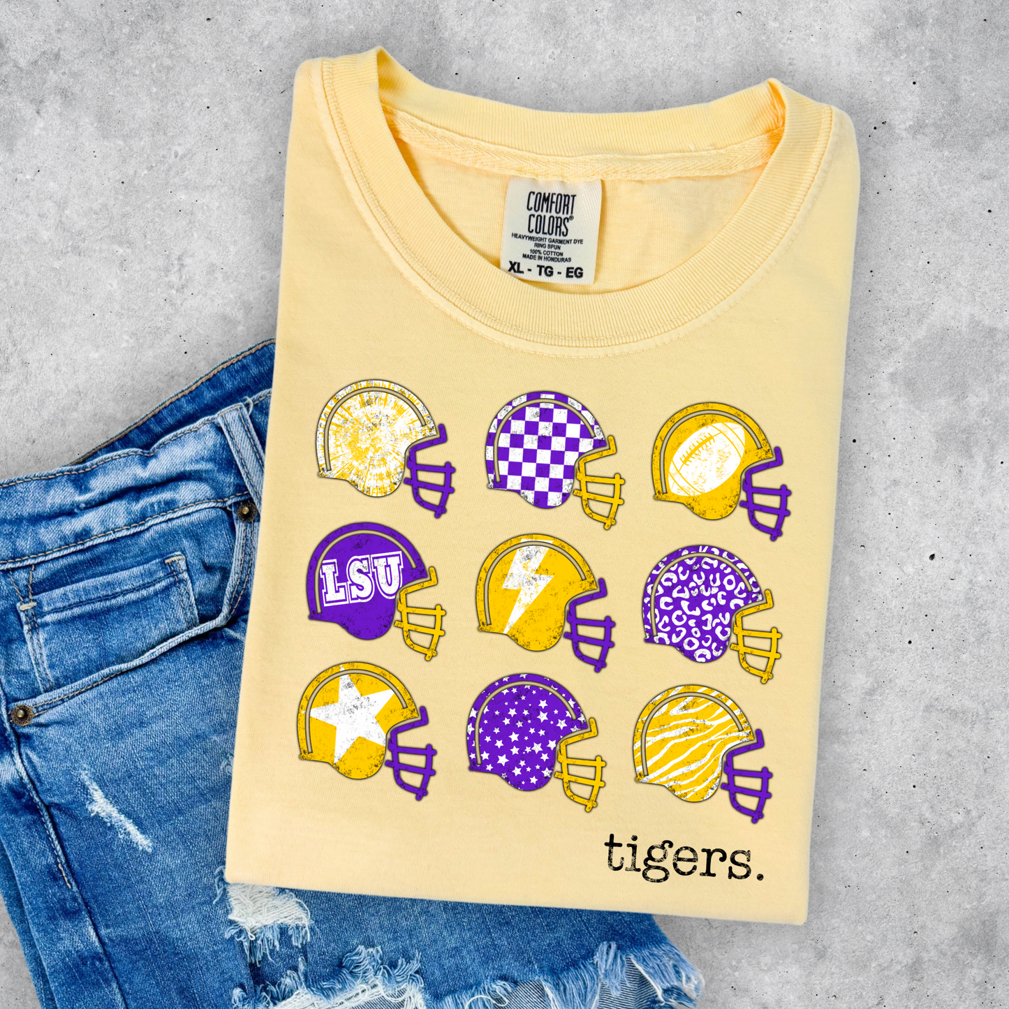 TIGER FOOTBALL HELMETS TEE