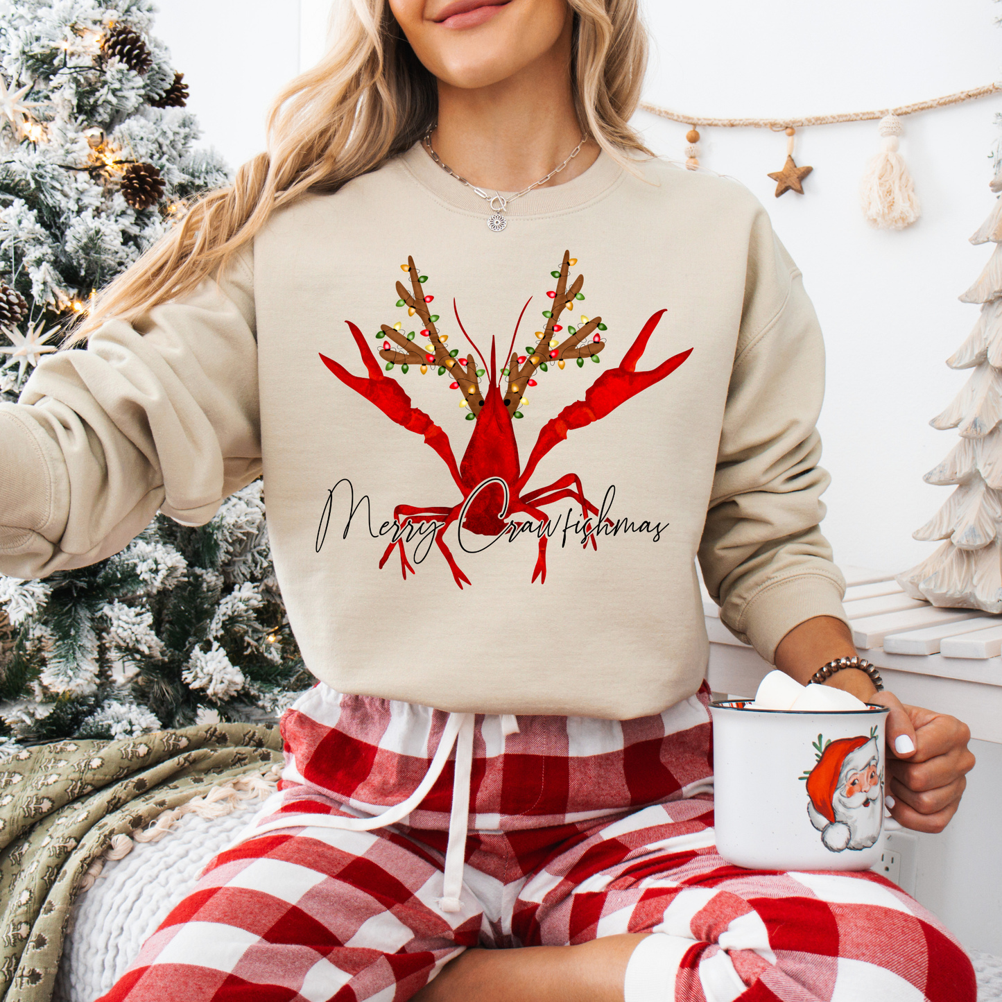 MERRY CRAWFISHMAS TEES & SWEATSHIRTS