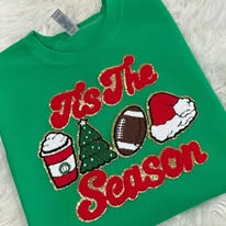 11 INCH TIS THE SEASON READY TO PRESS PATCH