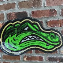 11 INCH ST AMANT GATORS READY TO PRESS PATCH