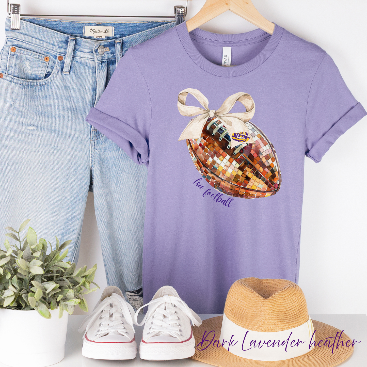 MOSAIC FOOTBALL BELLA CANVAS TEE