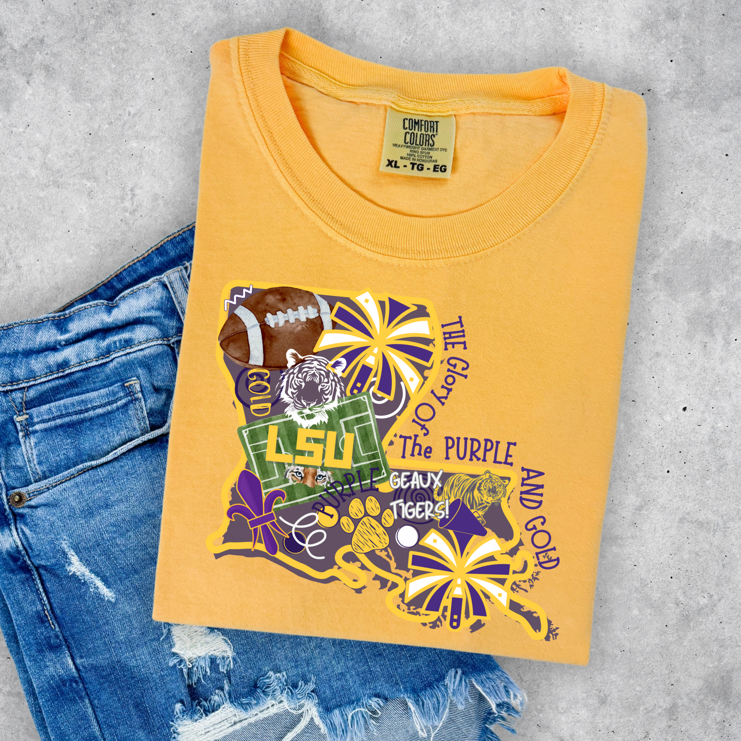 THE GLORY OF THE PURPLE AND GOLD