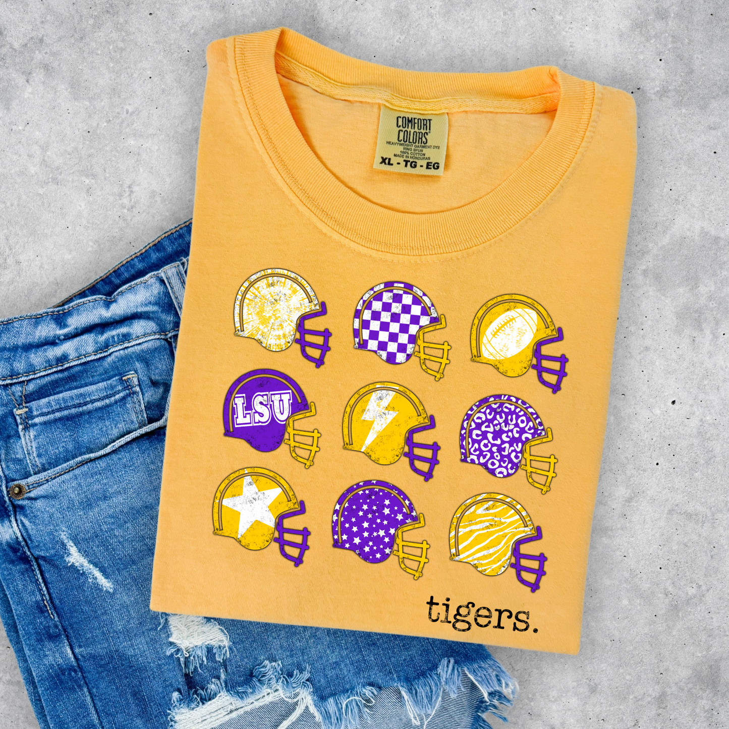 TIGER FOOTBALL HELMETS TEE