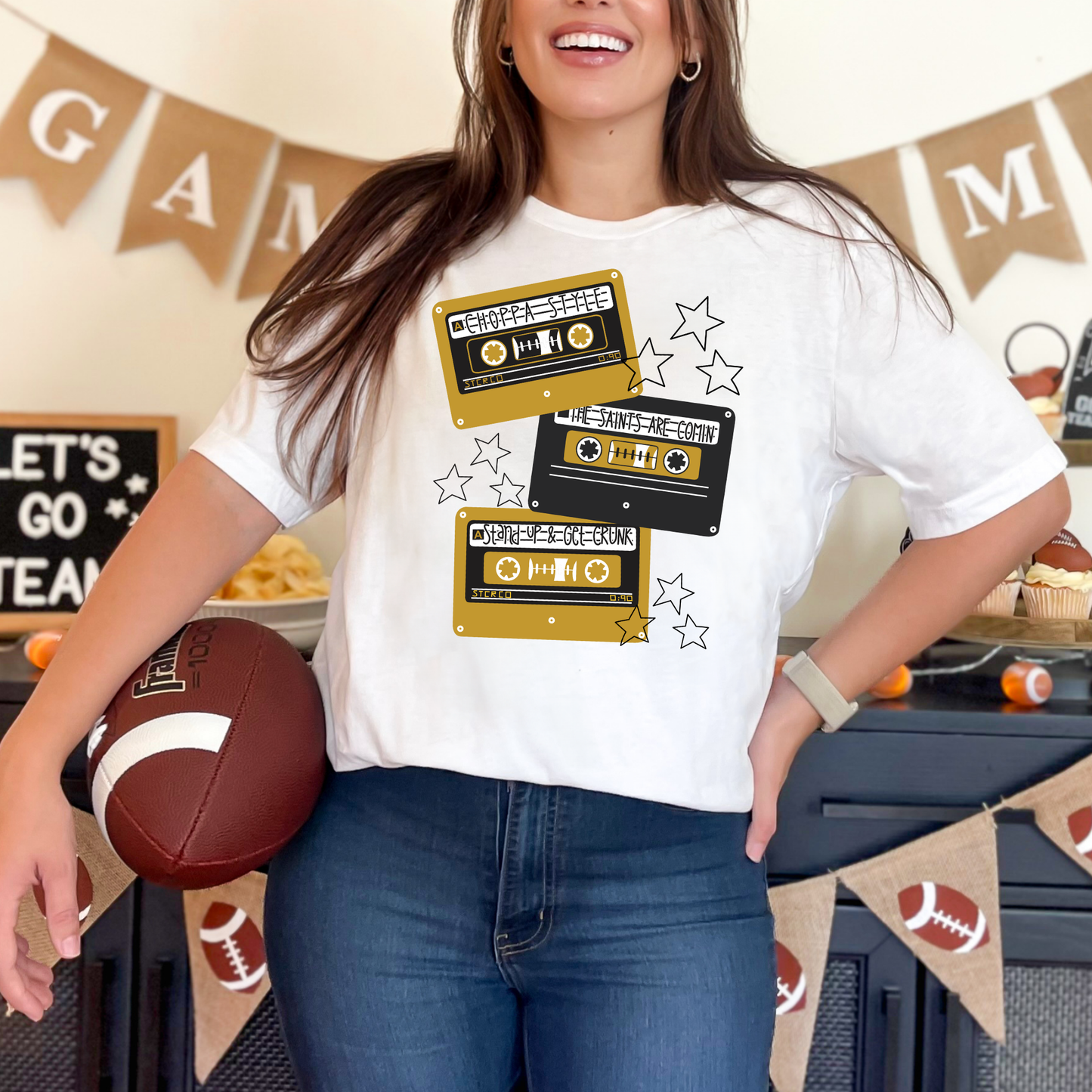 SAINTS GAME DAY PLAY LIST TEES