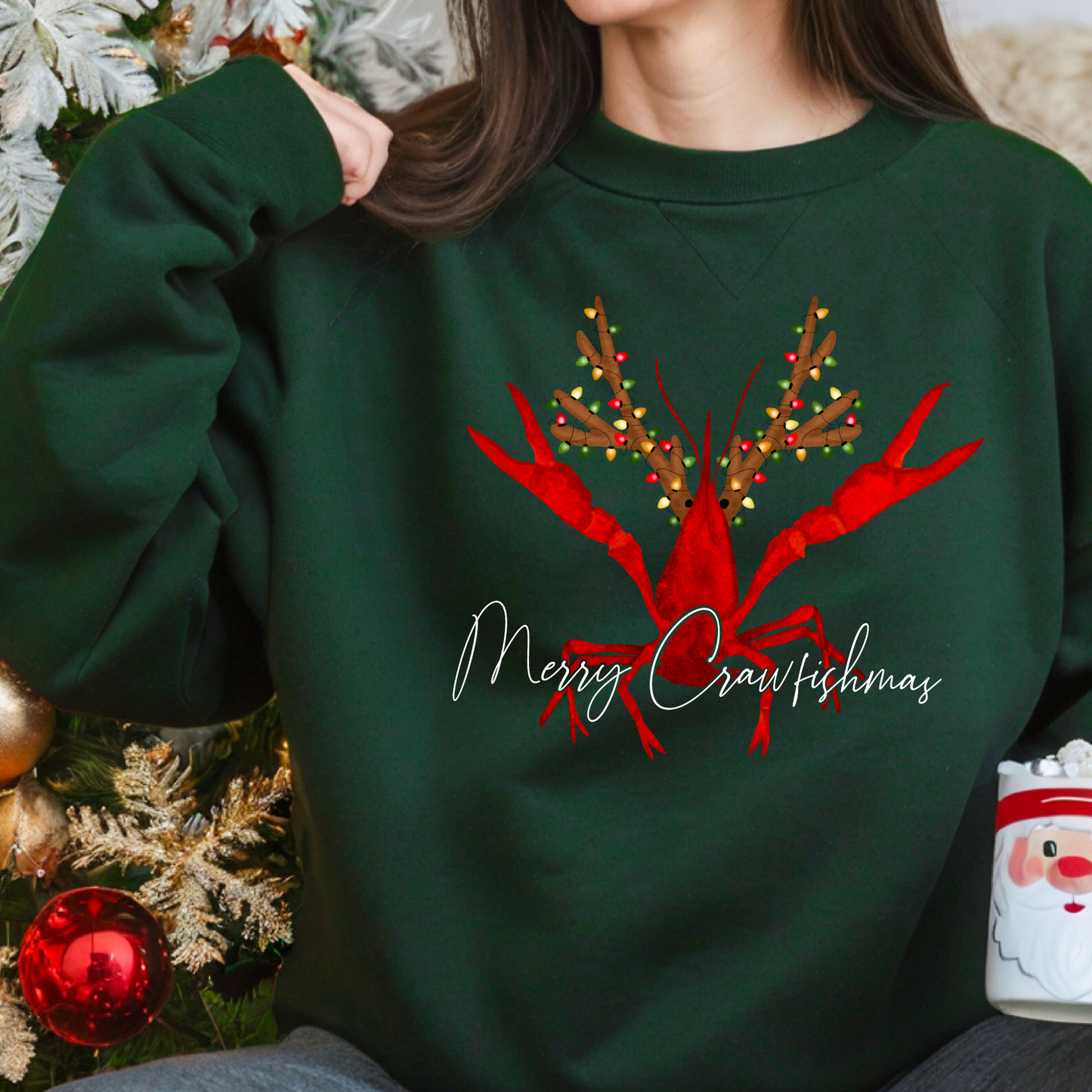 MERRY CRAWFISHMAS TEES & SWEATSHIRTS