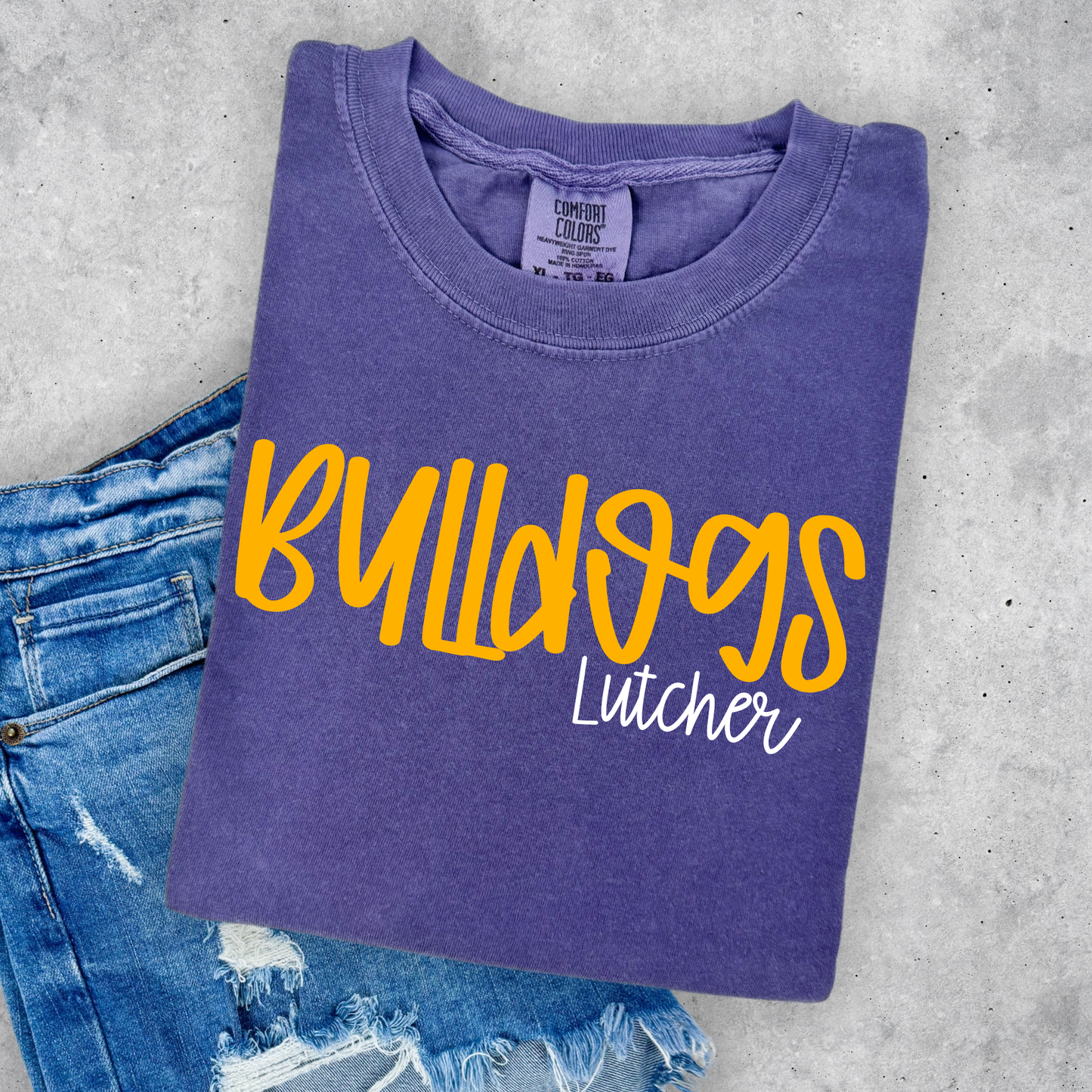 LUTCHER BULLDOGS-PREPPY MASCOT FONT