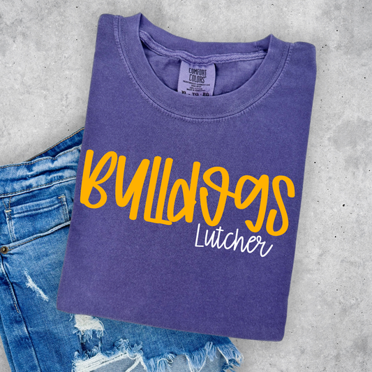 LUTCHER BULLDOGS-PREPPY MASCOT FONT