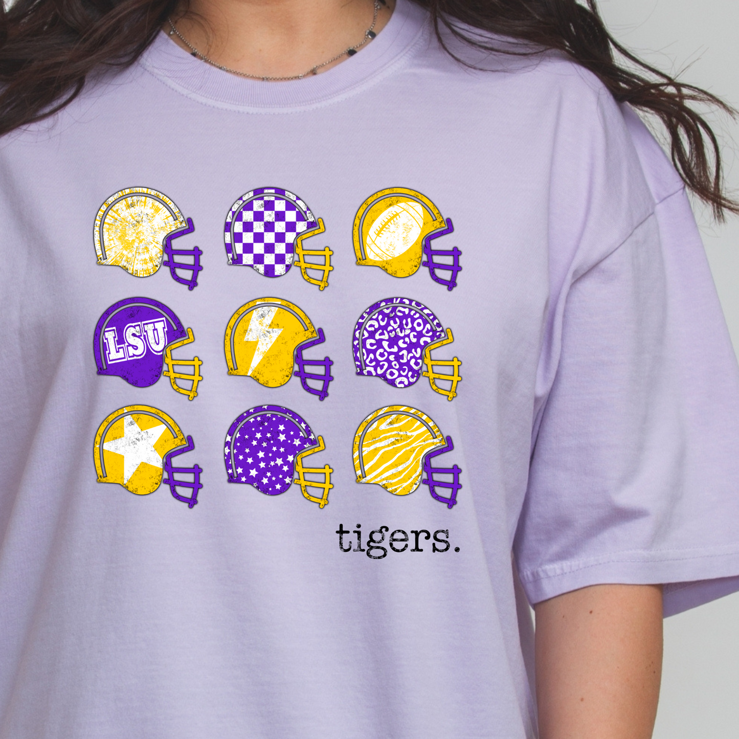 TIGER FOOTBALL HELMETS TEE