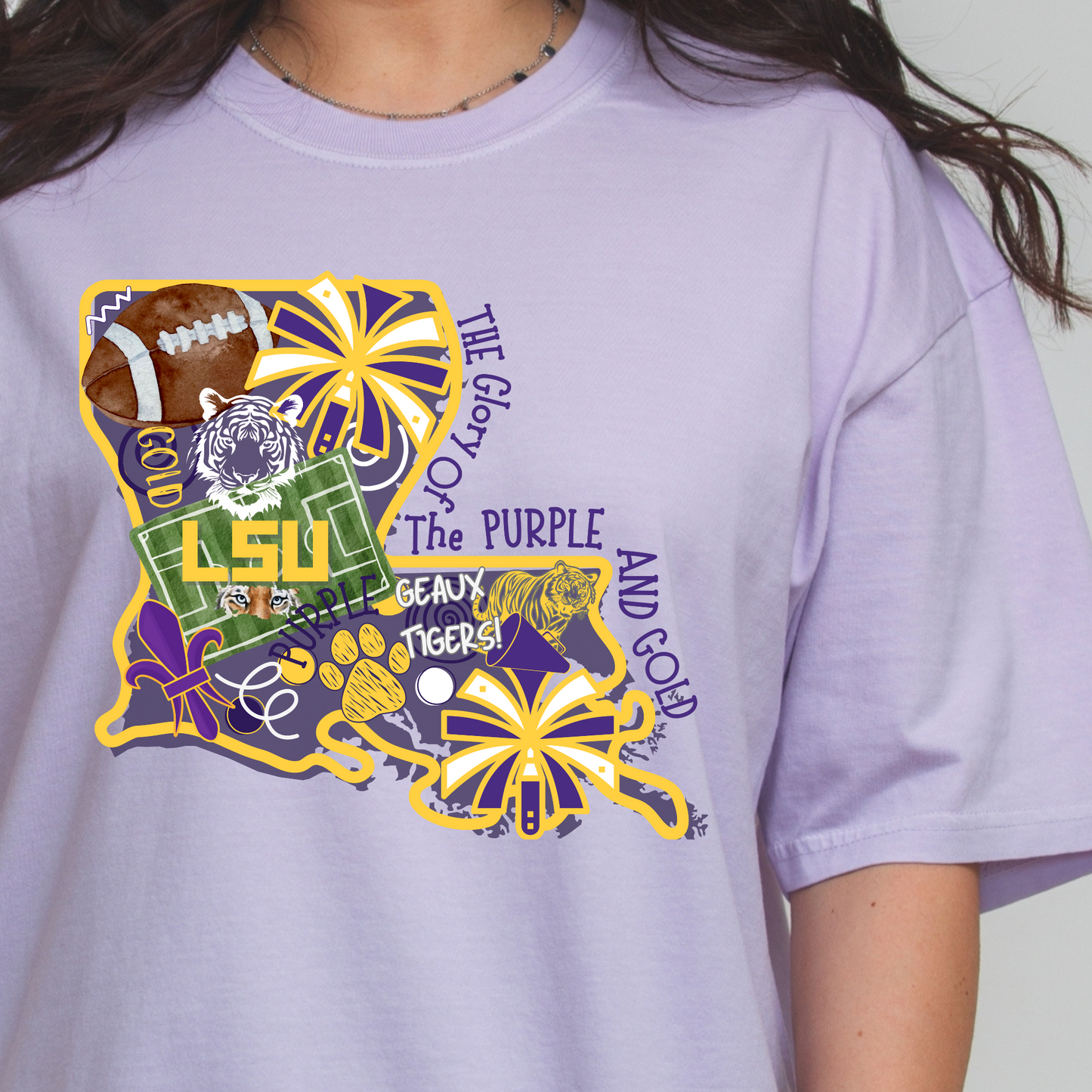 THE GLORY OF THE PURPLE AND GOLD